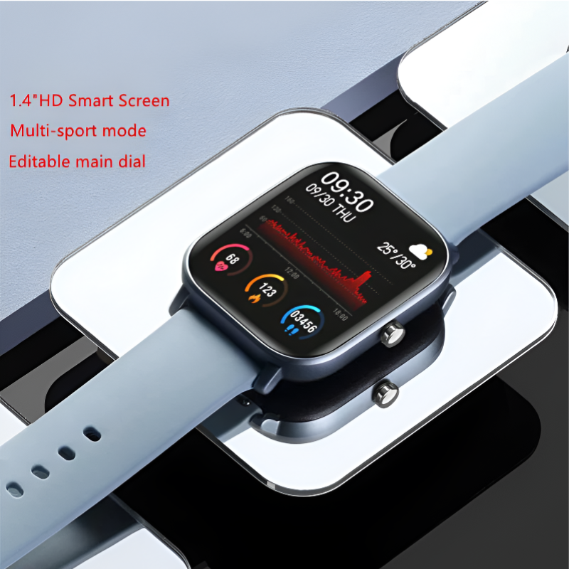 PulsePro P8 – Waterproof Smartwatch with Heart Monitor