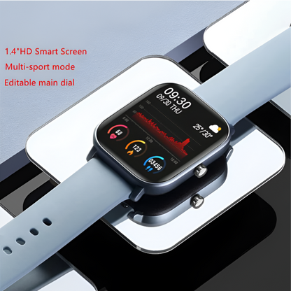 PulsePro P8 – Waterproof Smartwatch with Heart Monitor