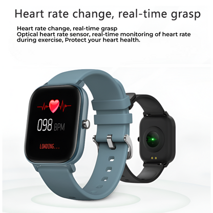 PulsePro P8 – Waterproof Smartwatch with Heart Monitor